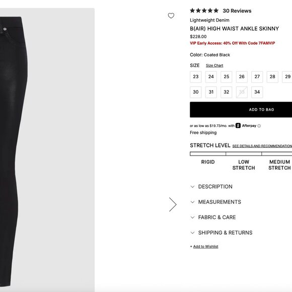 7 For All Mankind - Picture 2 of 5